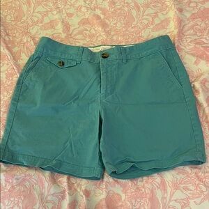 Teal Casual Shorts